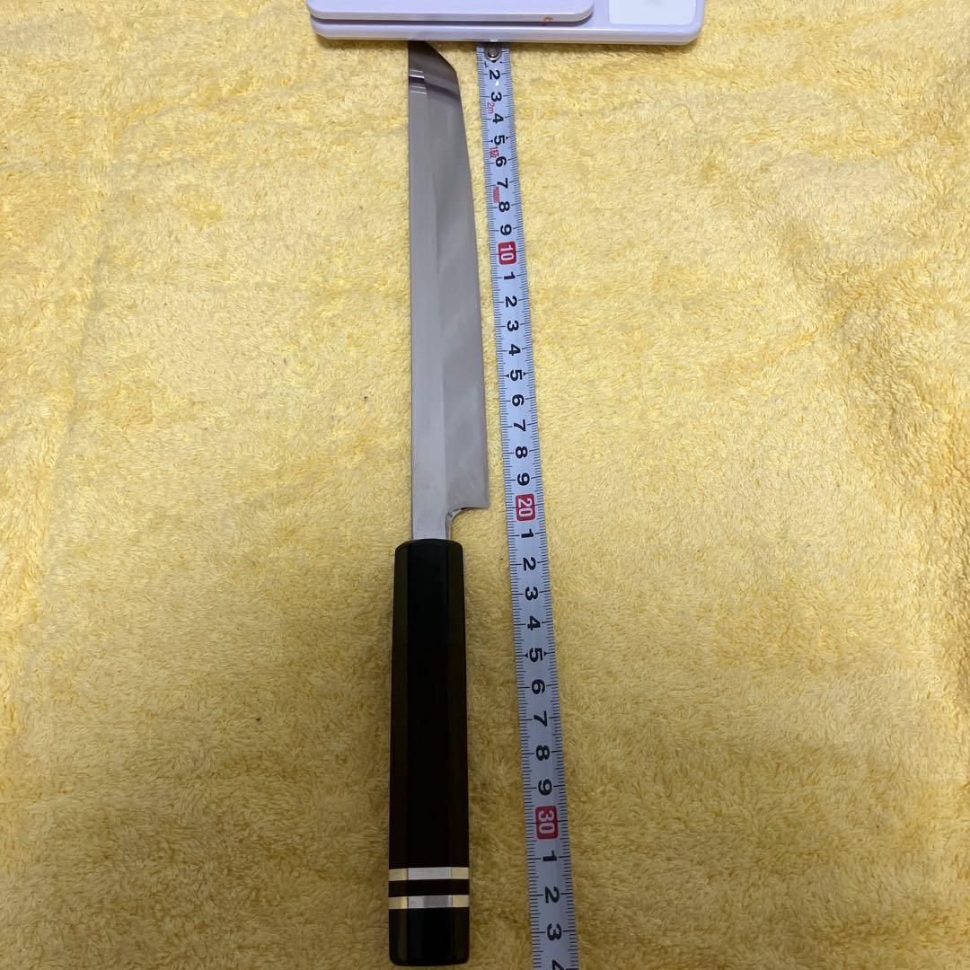 11.堺一文字忠國　先丸柳刃　7寸　V10本焼　表鏡面