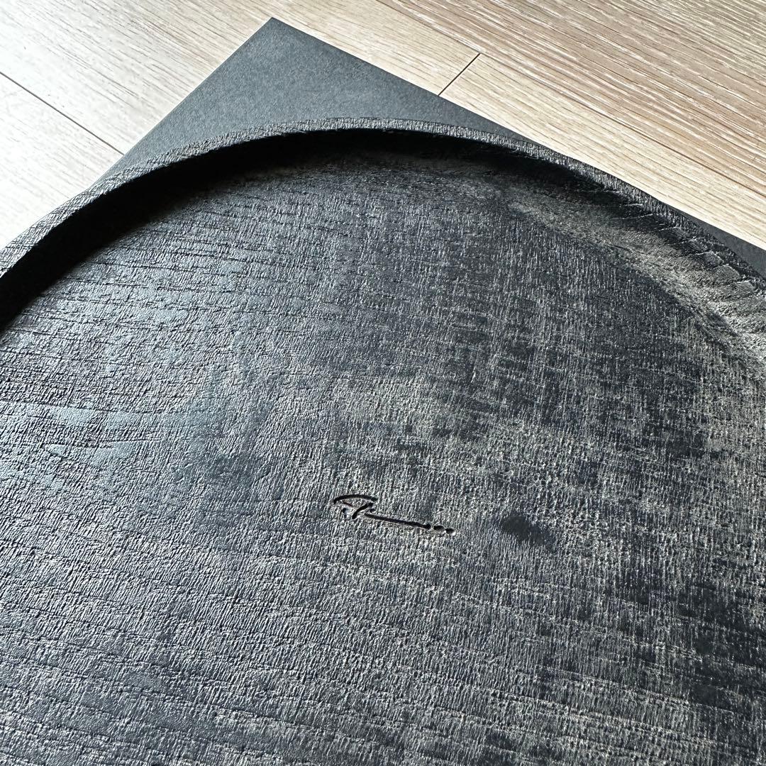 Shimoo - 浮様 丸盆 30cm, Handmade in Japan