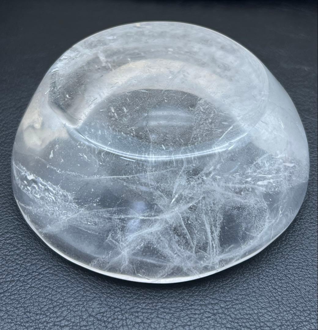 天然水晶　お碗　お皿　手作り　高品質　浄化用水晶細石150g付き　パワーストーン