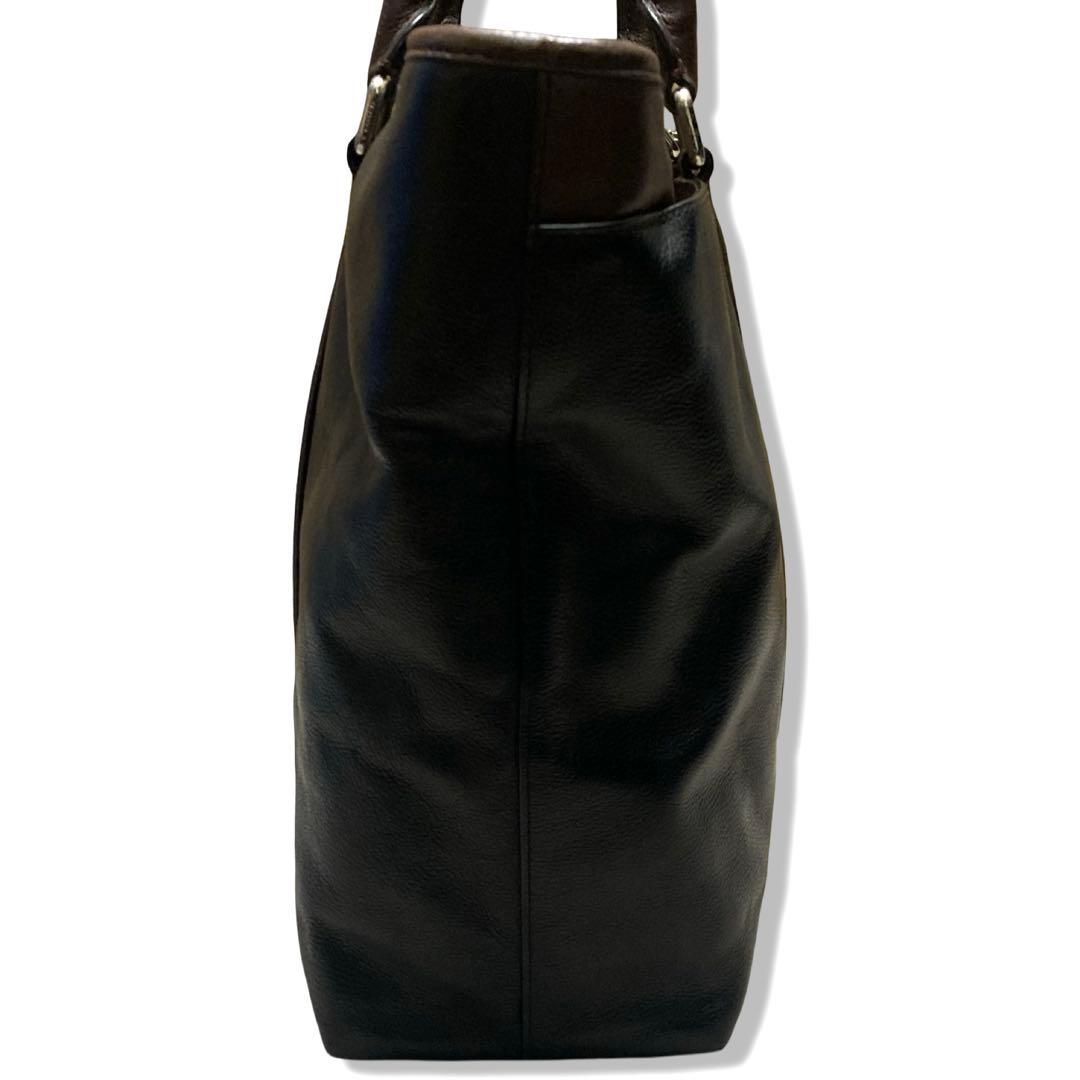 コーチ　ビジネスバッグ　2way　メトロポリタン　A4収納可　レザー　ブラック