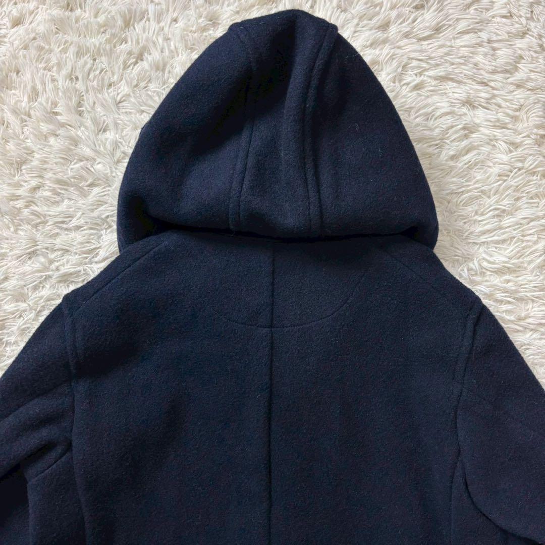 希少2XL　ダントン　ウールモッサコート　ロング丈　44　くるみボタン