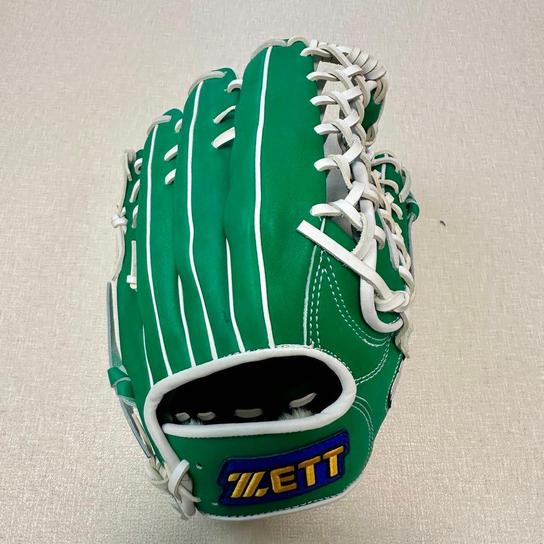 ZETT 426 外野手用 硬式グローブ 右投げ グリーン 緑