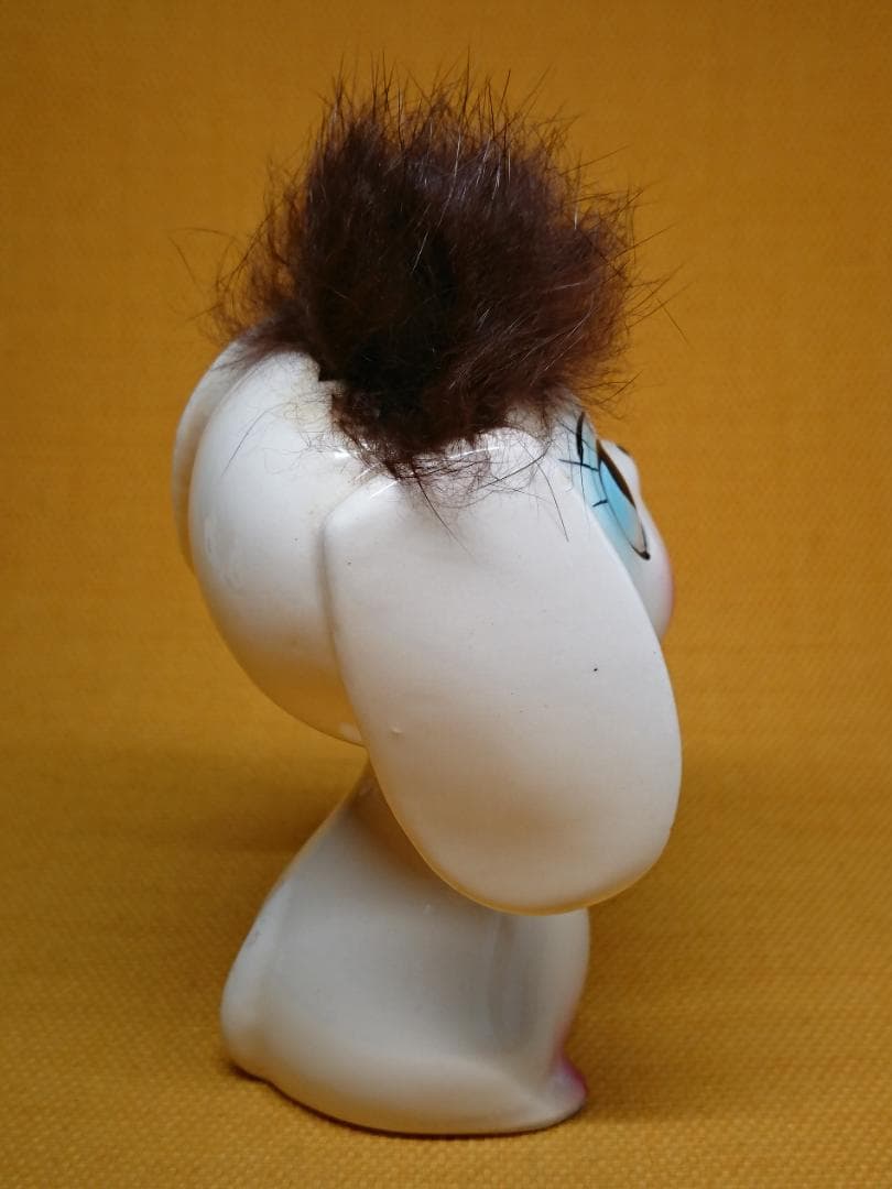 【美品】ねこ　うさぎ　いぬ　陶器　置物　インテリア　工芸品　美術品　A2524