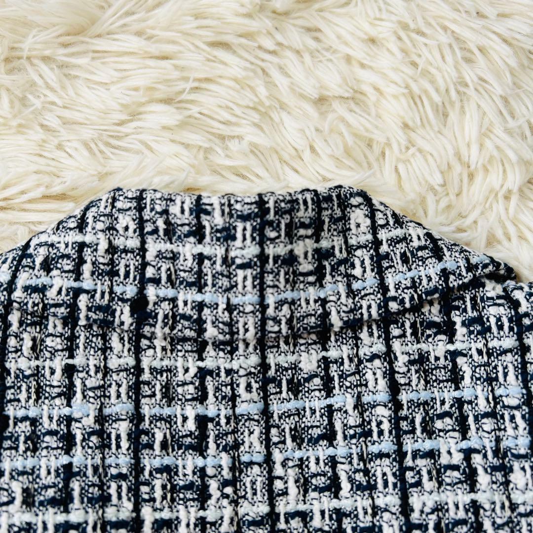 kou様 Leilian レリアン テーラードジャケット ラメツイード 仏製生地