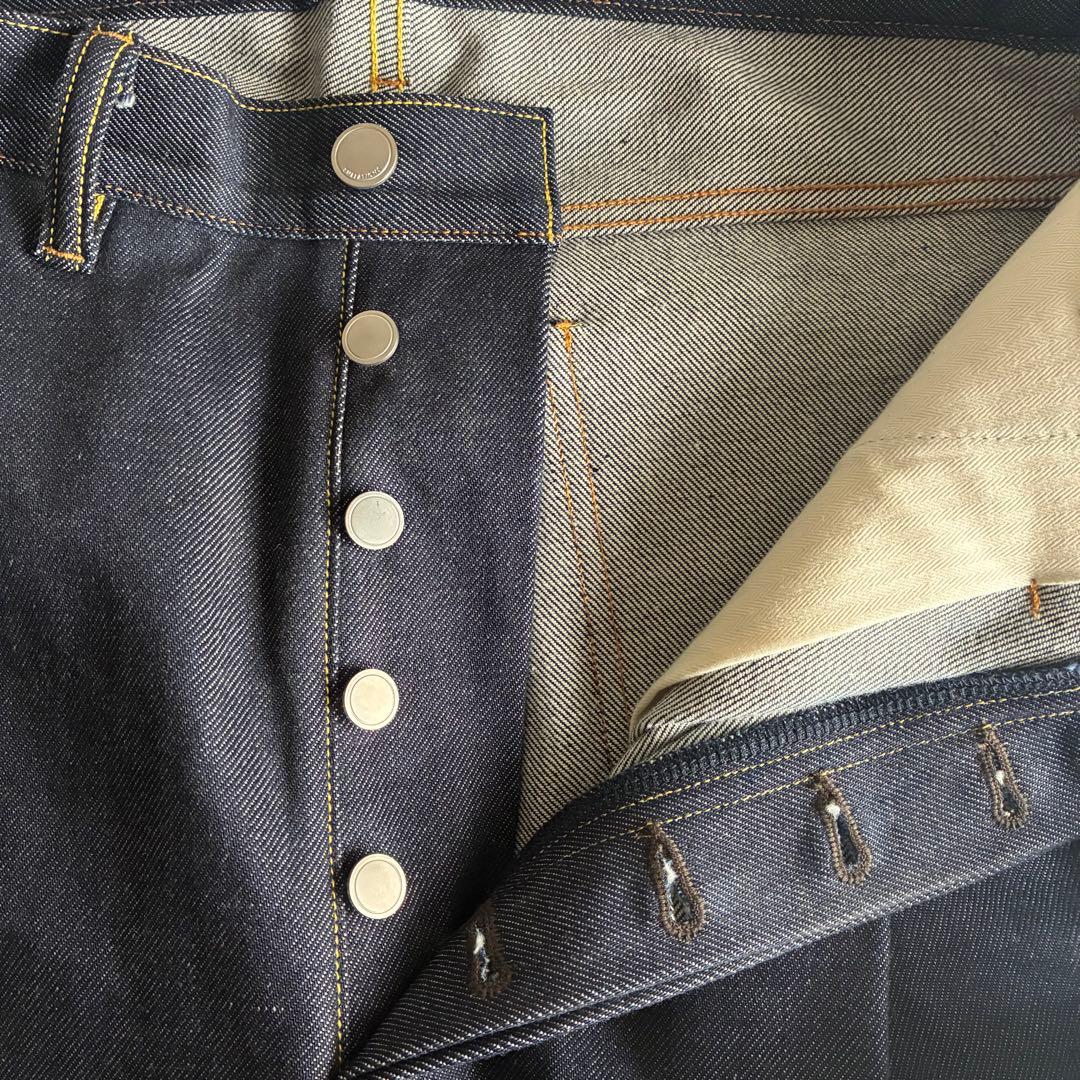 2TUCK WIDE DENIM PANTS -ENTASIS Mk-Ⅱ-