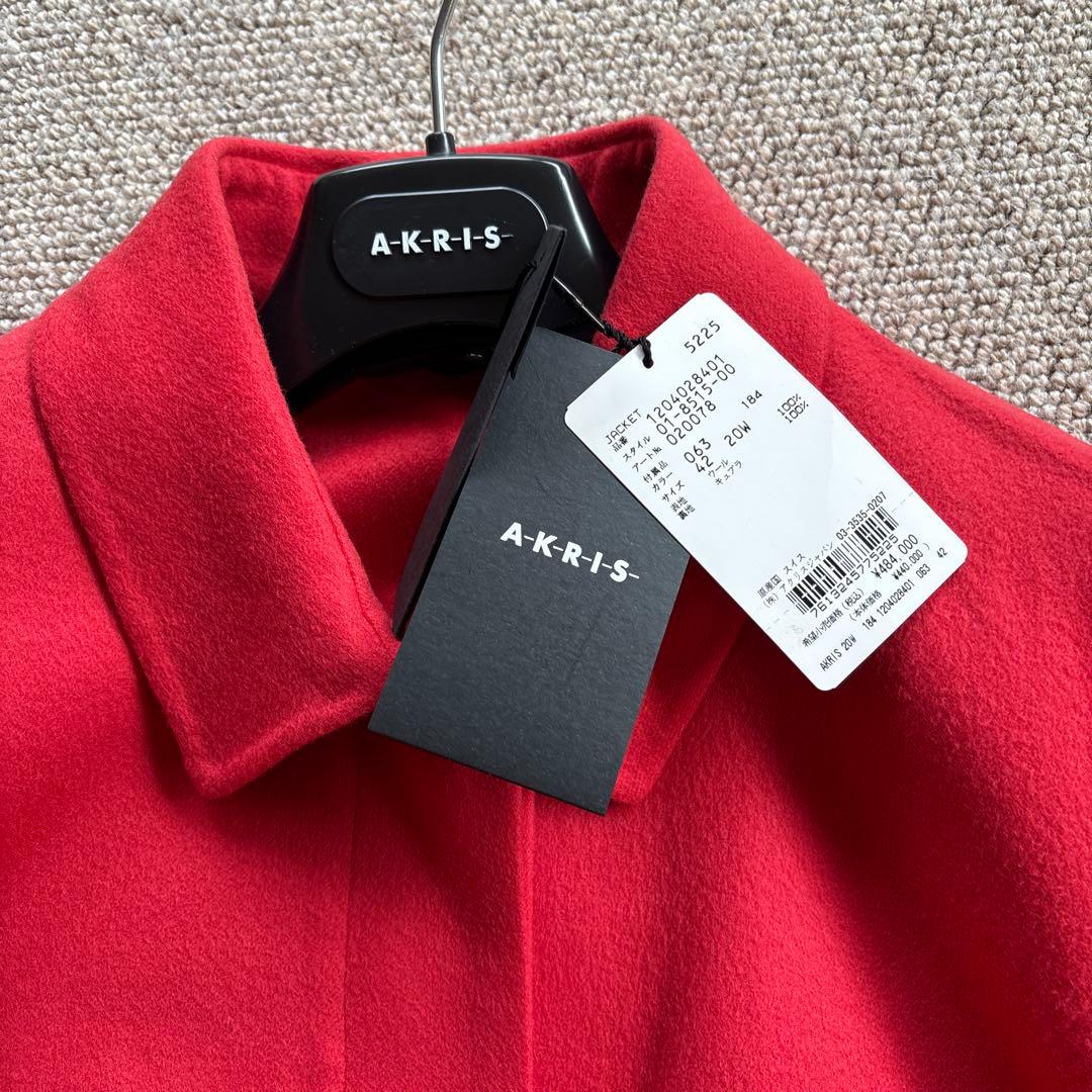 AKRIS新品タグ付き　ハーフコート