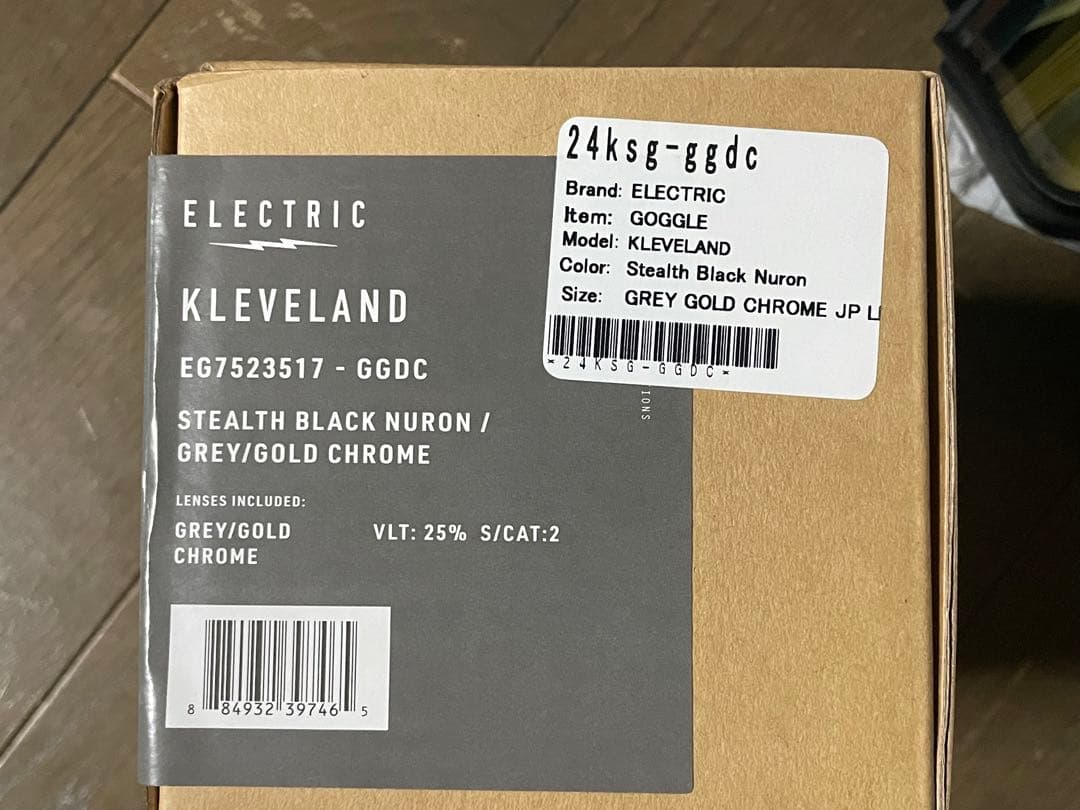 ELECTRIC KLEVELAND ゴーグル　used 定価22,000円
