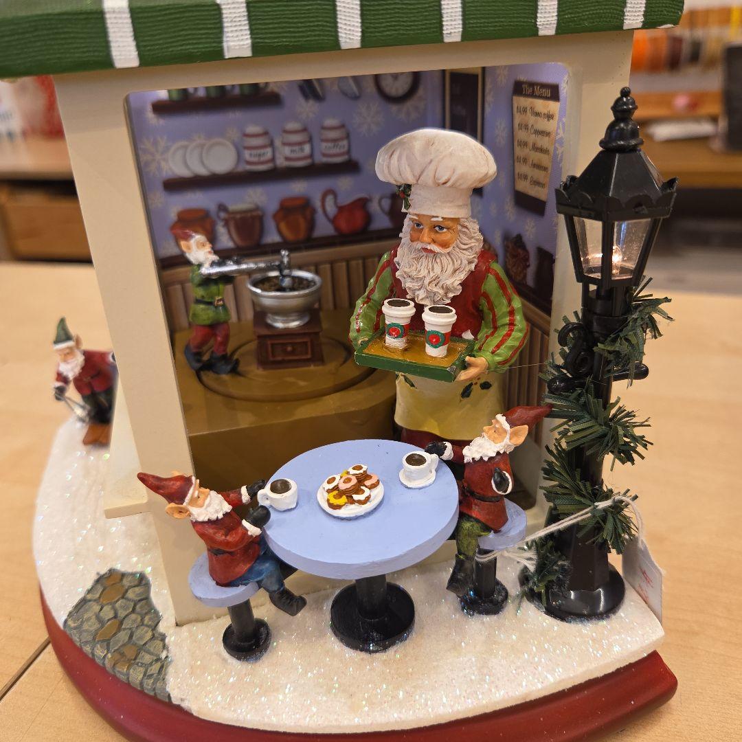 クリスマス コーヒーショップ ミニチュア