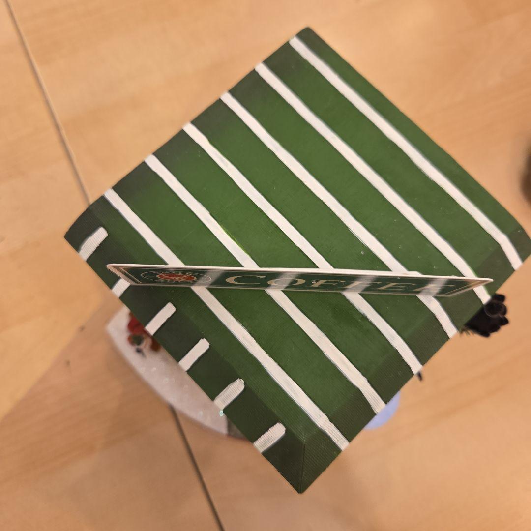 クリスマス コーヒーショップ ミニチュア