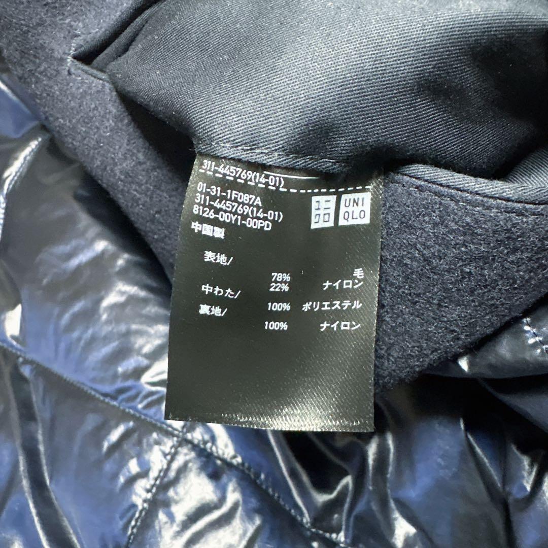 未使用級 ユニクロ +J ジルサンダー コラボ ピーコート M ネイビー