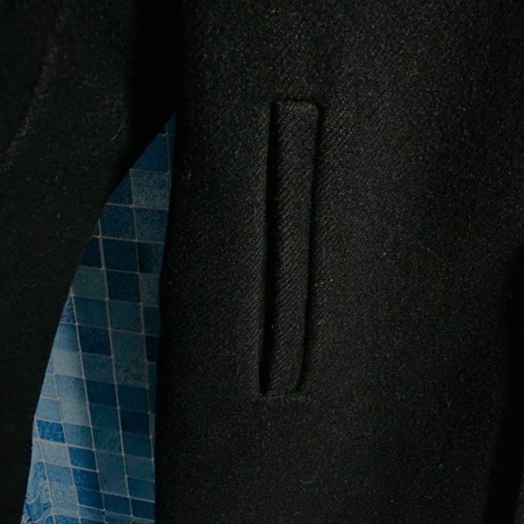 【 黒 40 Lサイズ USA製】完売レア Schott マリンコート ショット