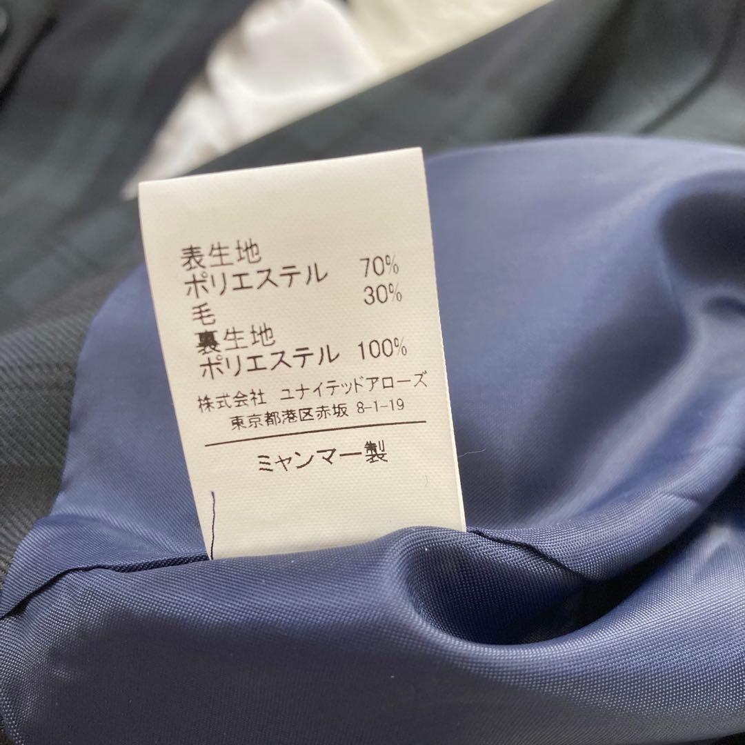 グリーンレーベルリラクシング　フォーマルスーツ　チェック　125cm 入学式