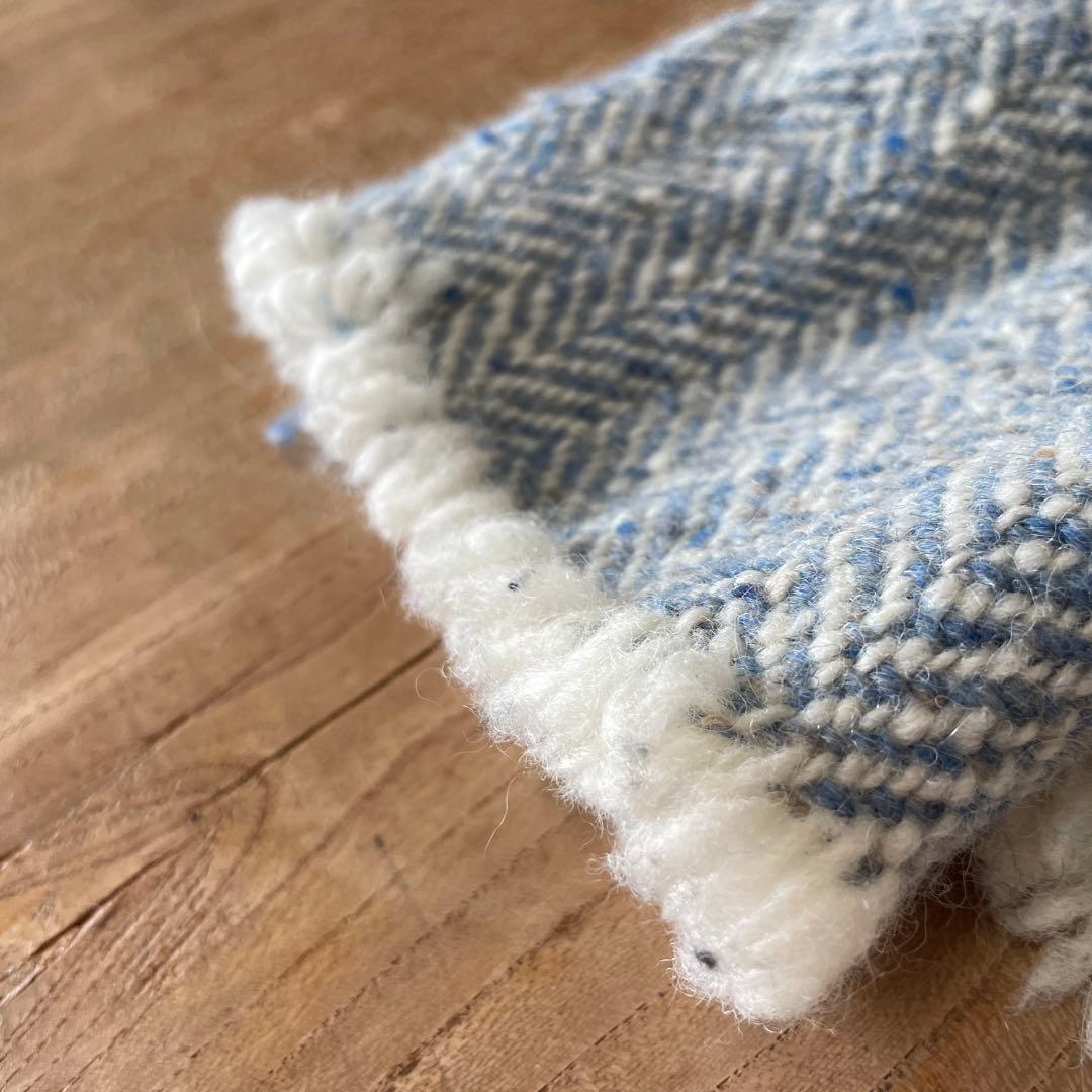 45rpmアルパカ混ツイードポンチョコート