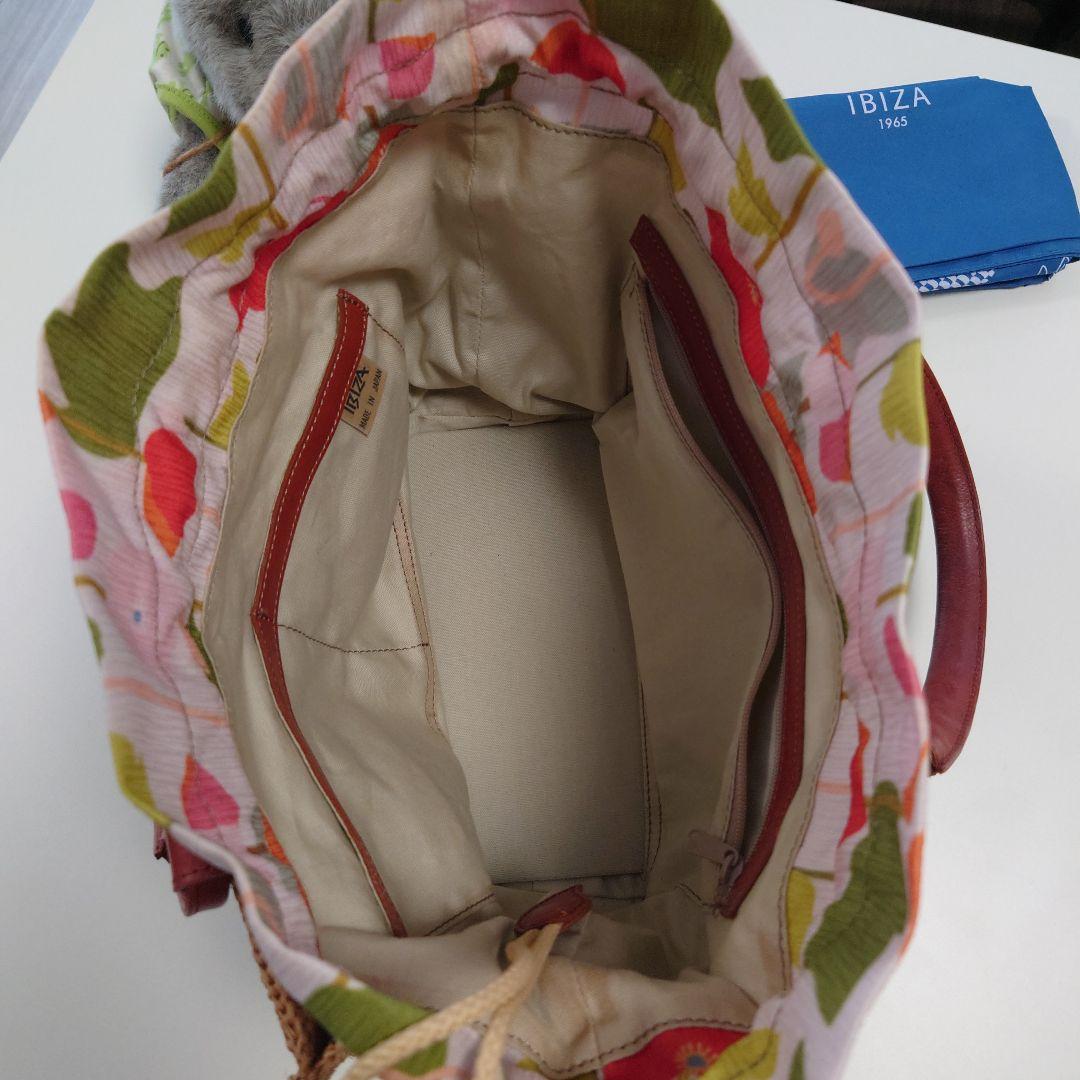 IBIZA ラフィア　ハンドバッグ　未使用品！