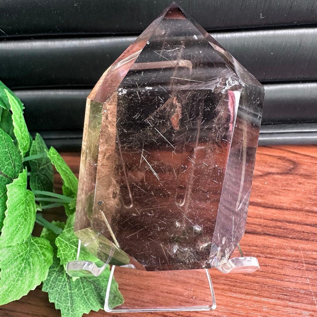 高級品❗️虹入り☆スモーキーゴールドルチル タイチンルチルフリーフォームA1211