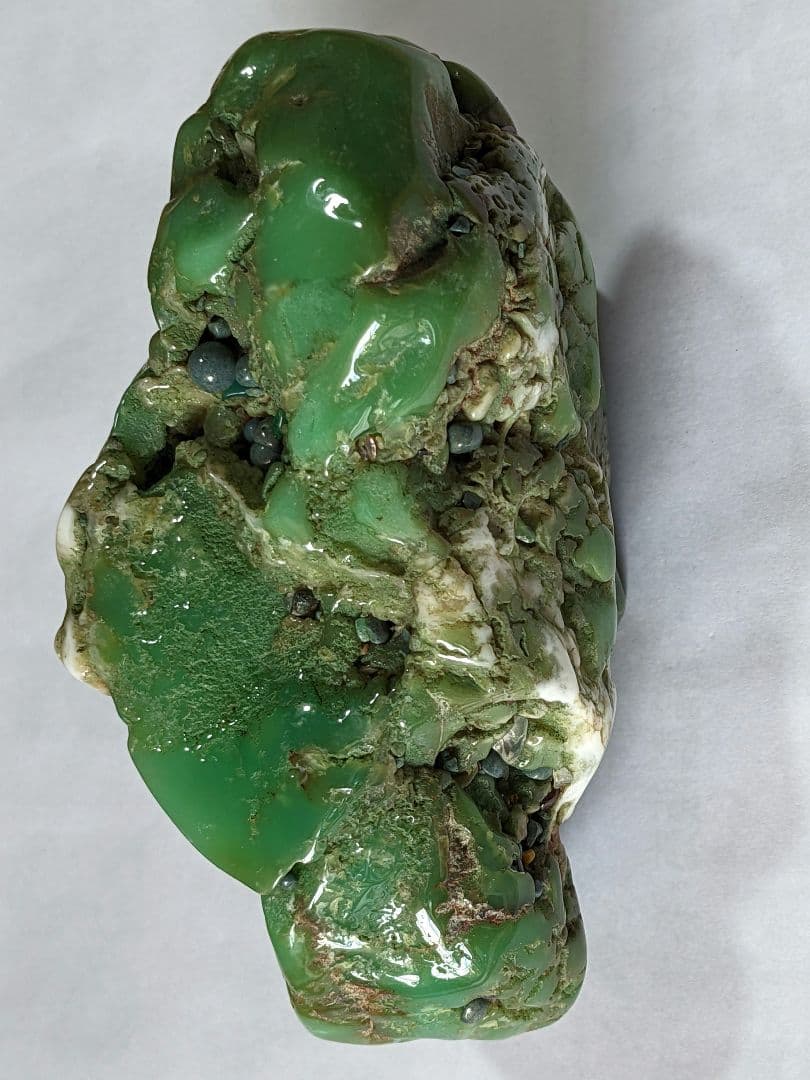 ♦鑑賞石飾り 置物？ 中国翡翠 水石 盆石 鉱物 置物 飾り 骨董品