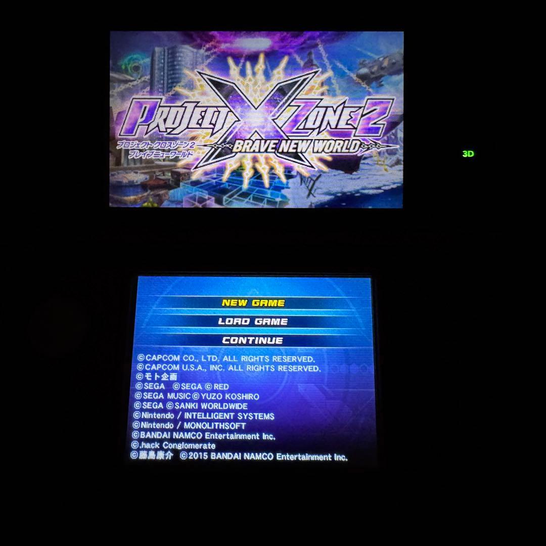 【動作確認済み】 PROJECT X ZONE 2 3DS 任天堂 カプコン