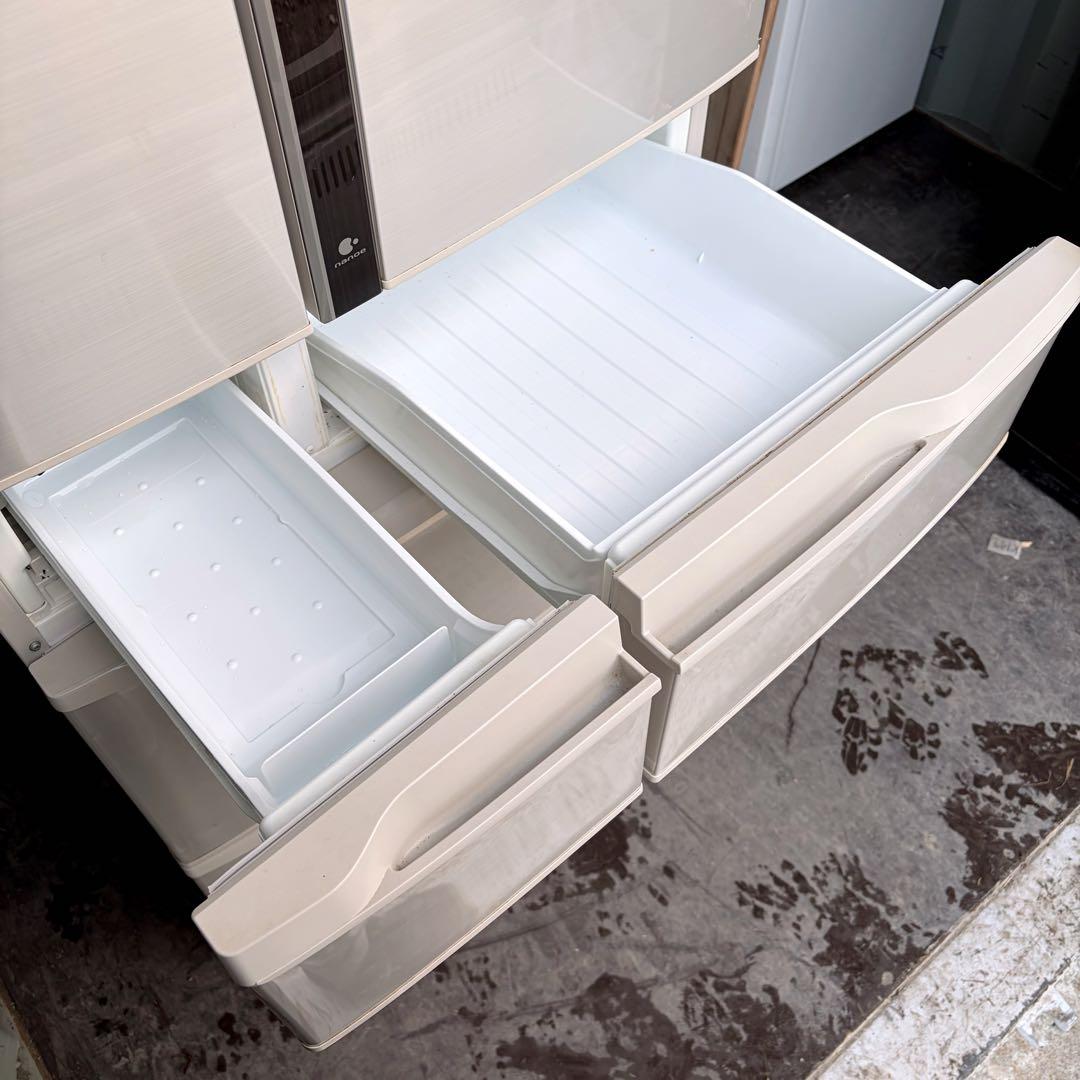 運搬取付無料！シルバー純正Panasonic大容量パワフル冷蔵庫！完動超美品！