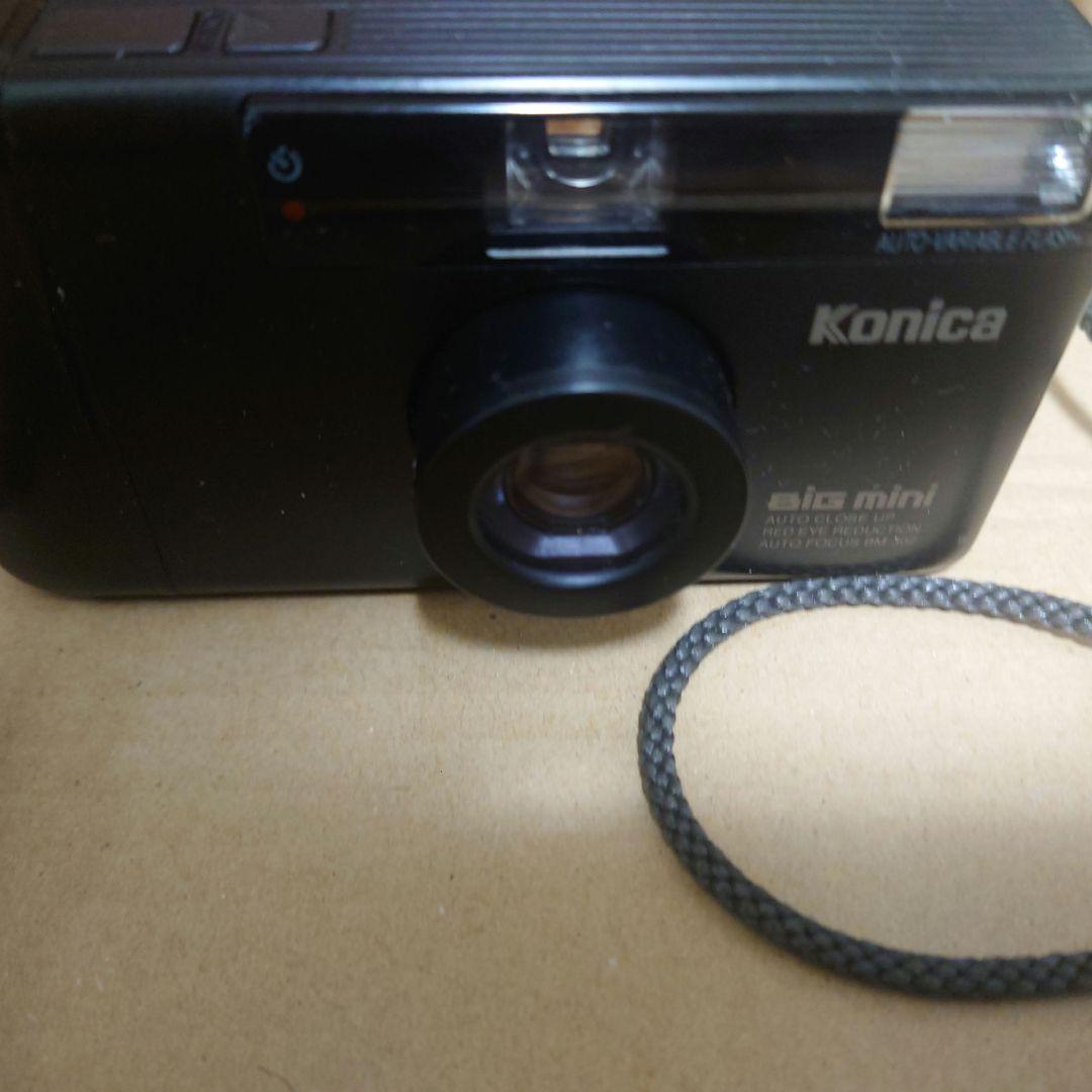 Konica Big Mini コンパクトカメラ/動作確認済み・ケース付き