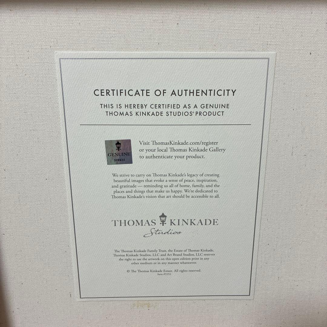 は*み様 キャンバスアート　トーマス・キンケード ミッキー・マウス Disney