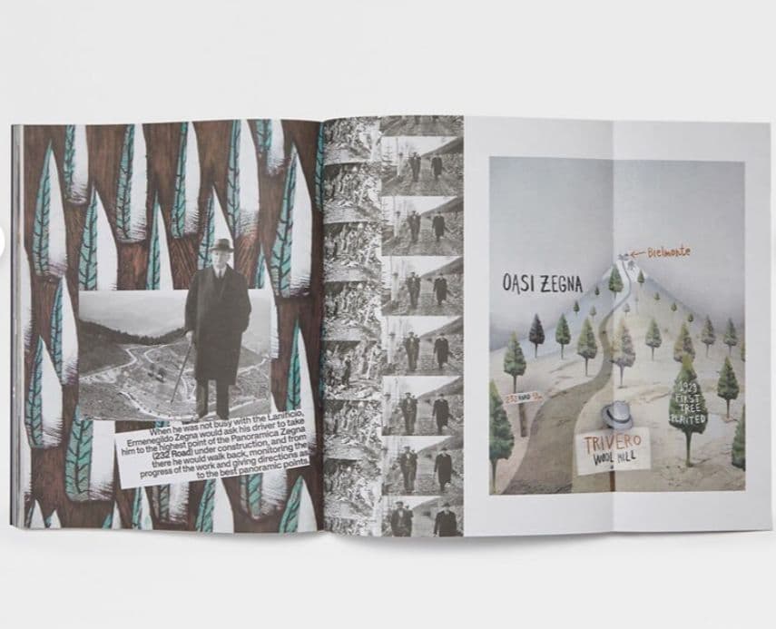 ZEGNA BORN IN OASI ZEGNA ブランドブックレット