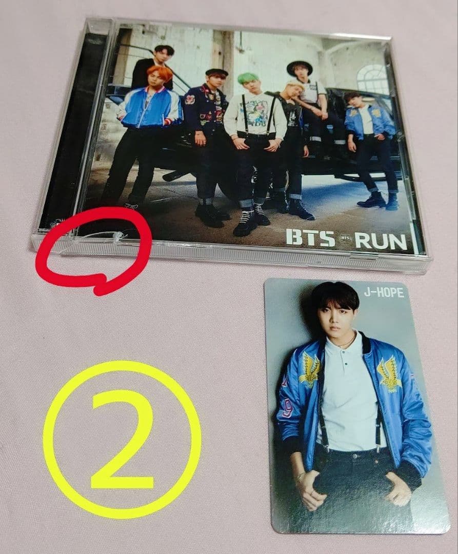 BTS「RUN」超美品 トレカ+CD、フィルム