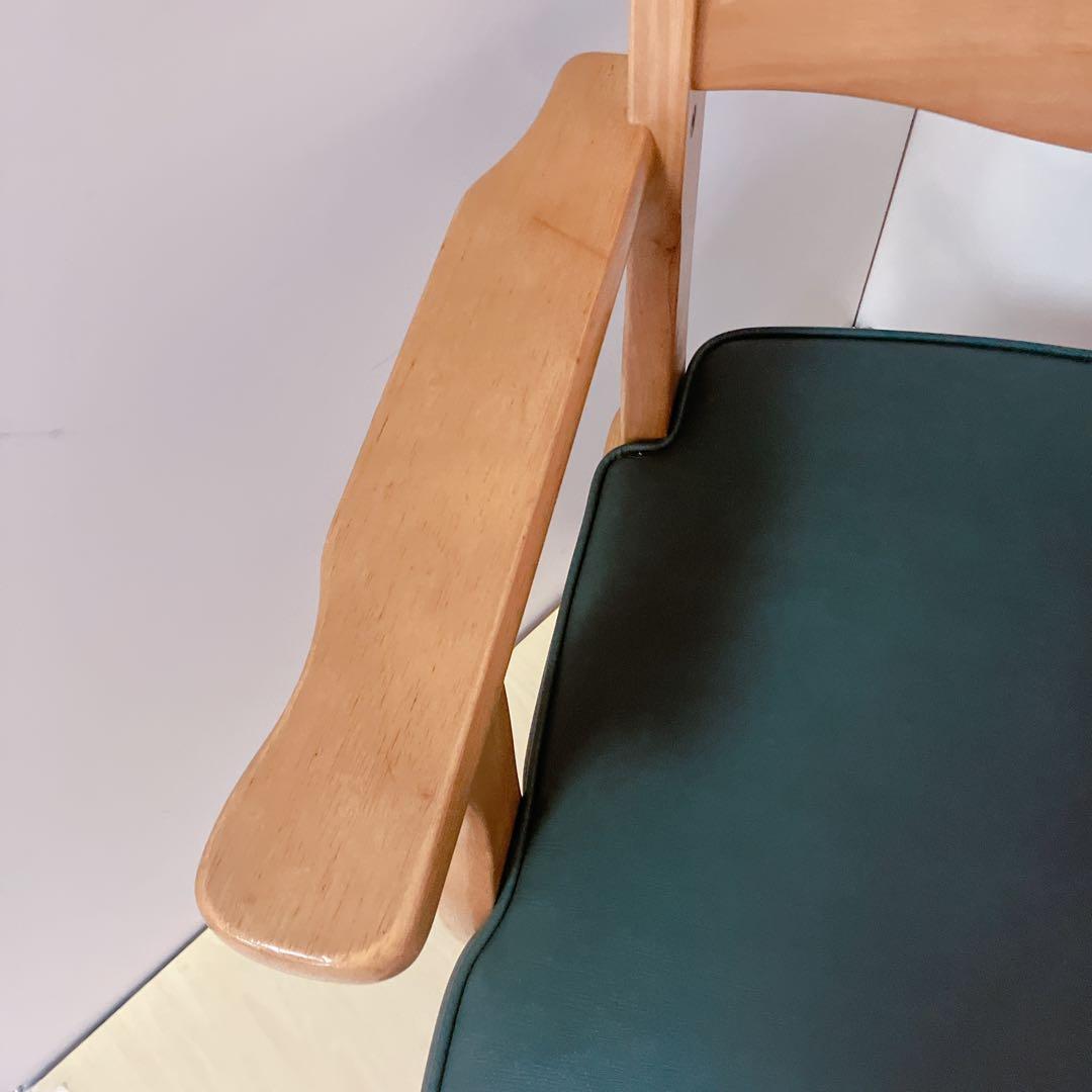 karimoku カリモク　RUSTIC 木製　回転チェア ダイニングチェア　①