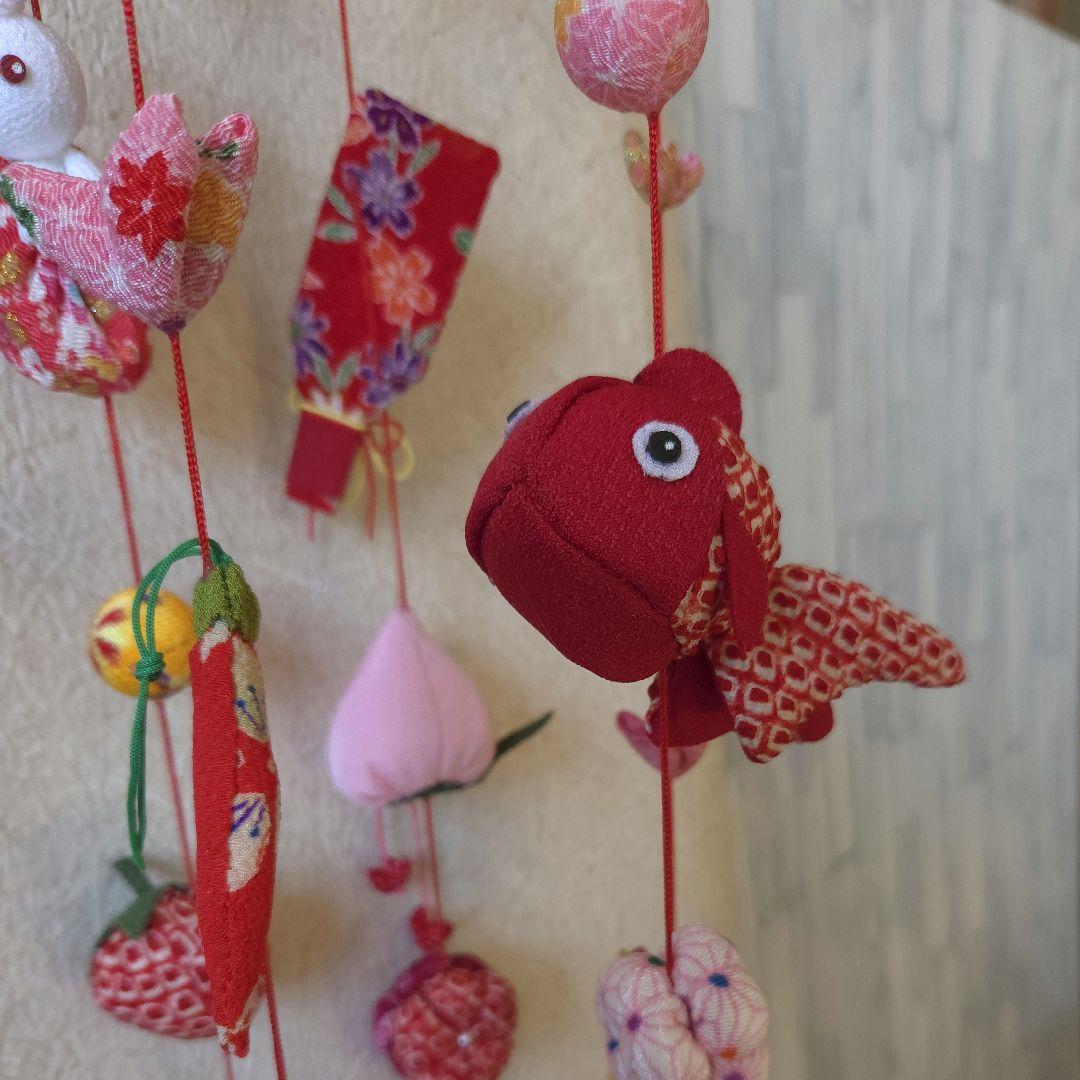ひな祭り 吊るし雛 つるし飾り 桃の節句 ちりめん細工 縁起物 魔除け 厄除け