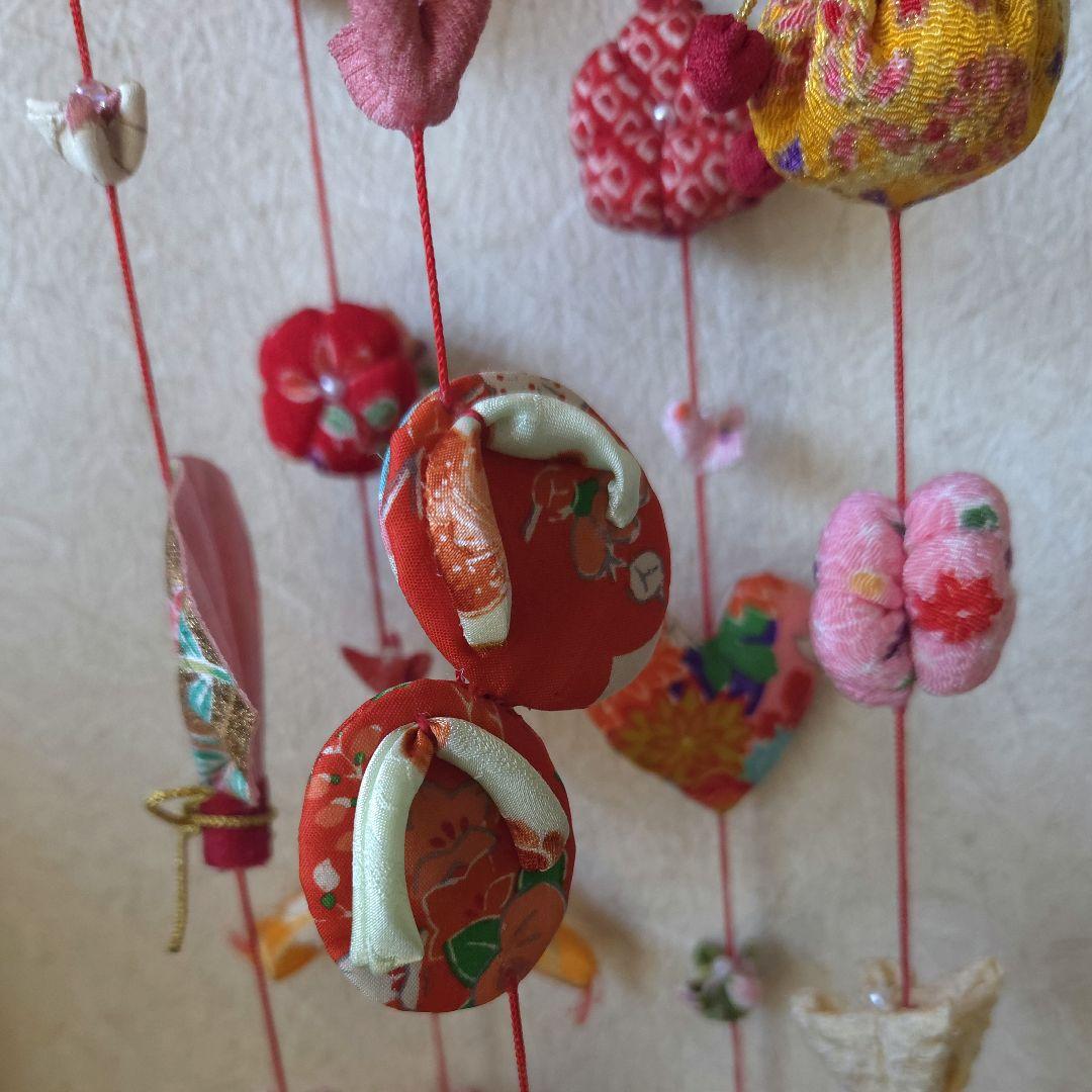 ひな祭り 吊るし雛 つるし飾り 桃の節句 ちりめん細工 縁起物 魔除け 厄除け