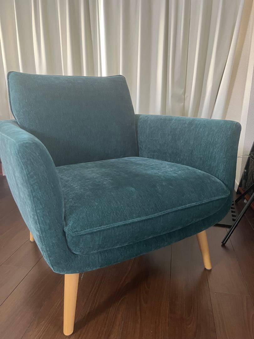 極美品　KOALA ティール 1人掛けソファ