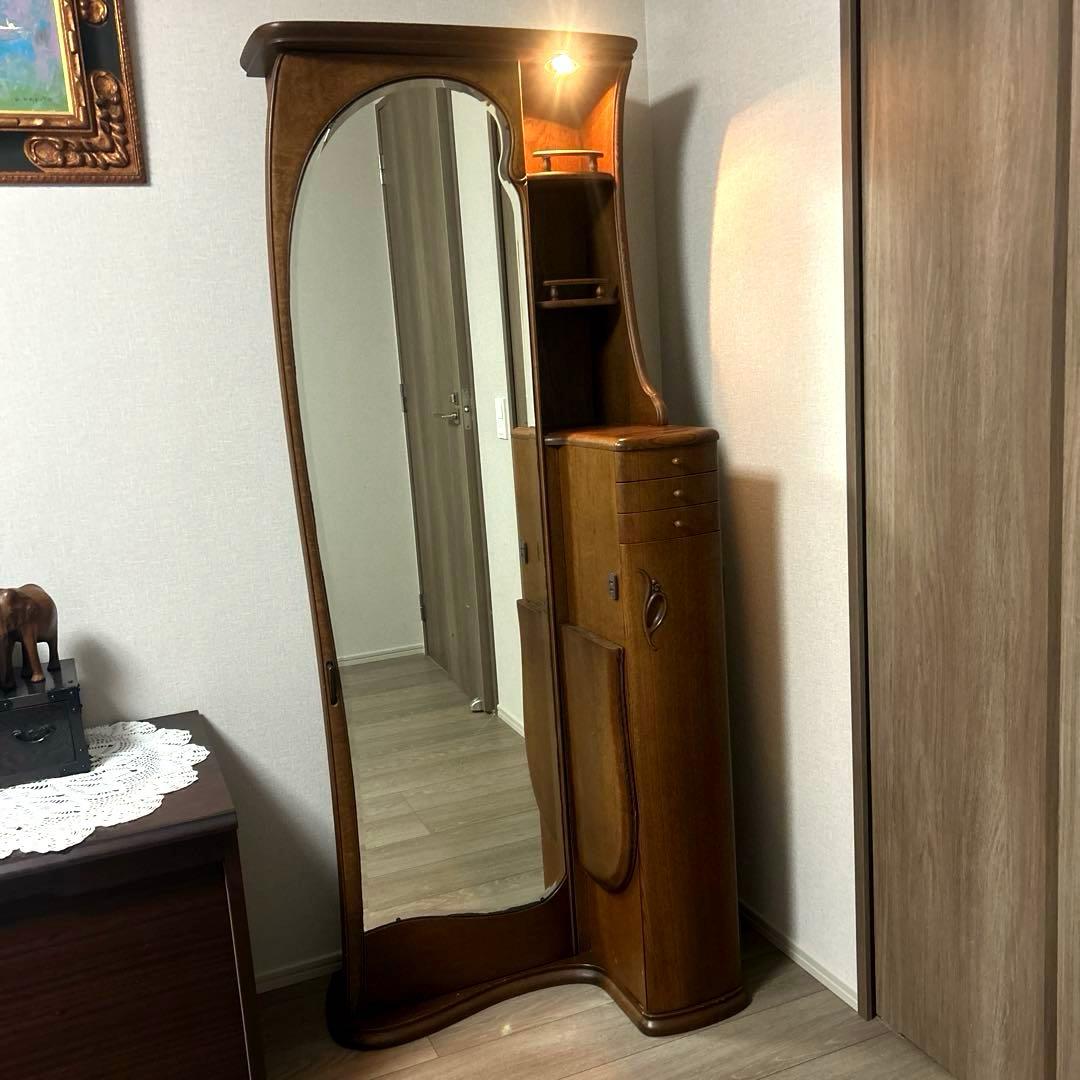 限定価格☆ 高級ドレッサー　鏡台　姿見　化粧台　収納　テーブル