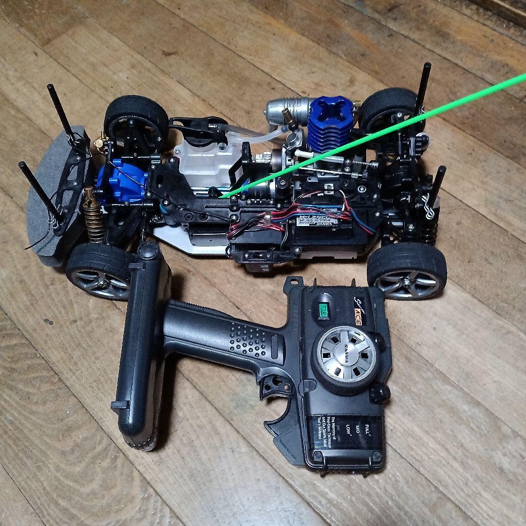 タミヤ製品・エンジンRCカー TG10-Mk.2(組立済み)