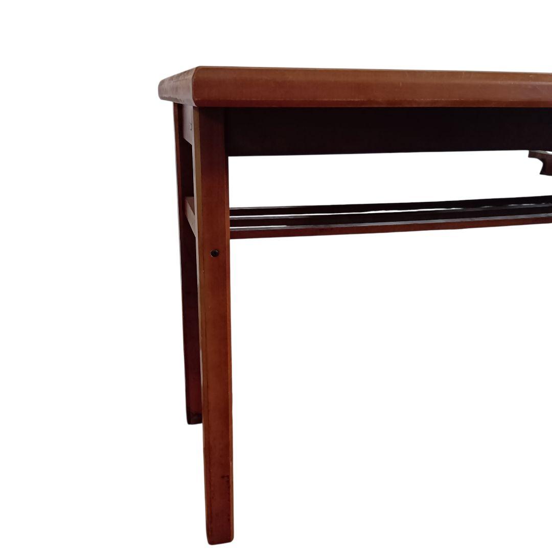 木製ダイニングテーブル ブラウン