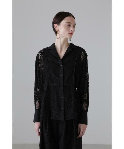 DialaADORE 57,200円24S/S ボタニカルレースブラウス