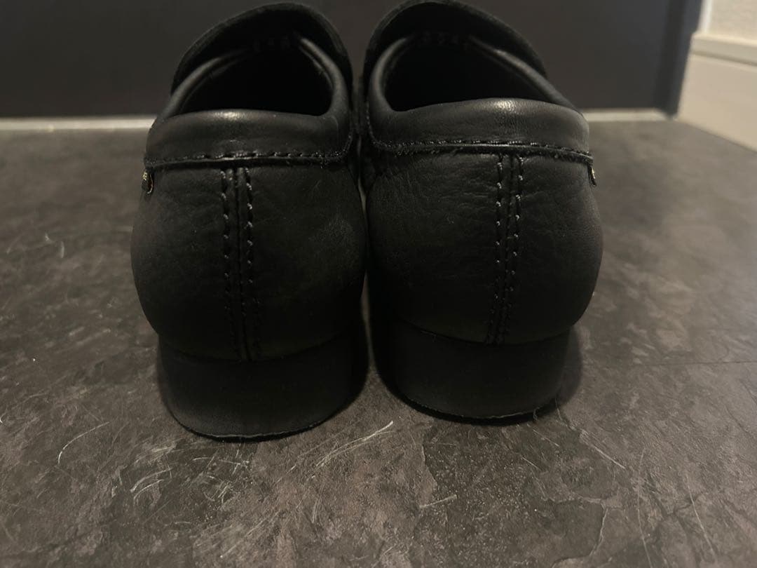 Clarks Wallabee Loafer GTX ブラックレザー UK6.5