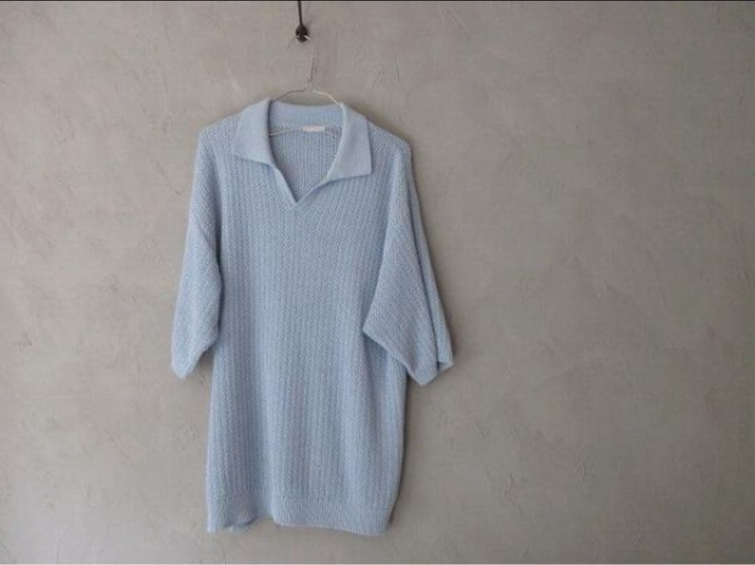 Blanc YMブランワイエム SKIPPER KNIT SHIRT