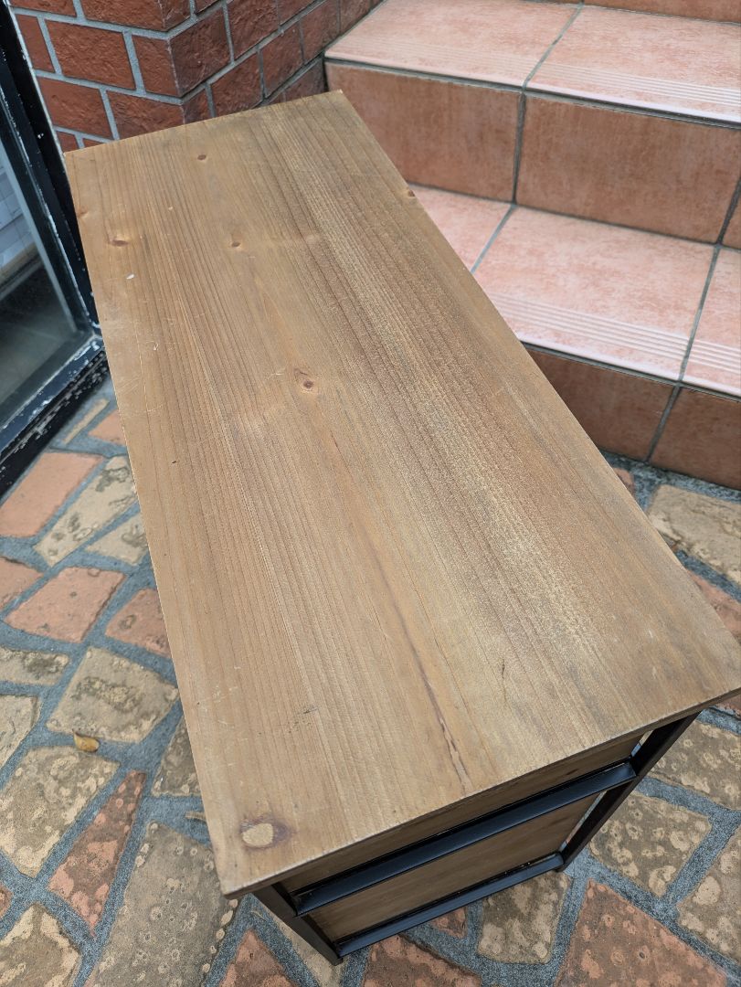 salut! サリュ アイアンウッド 5ドロワーマルチラック　おしゃれ