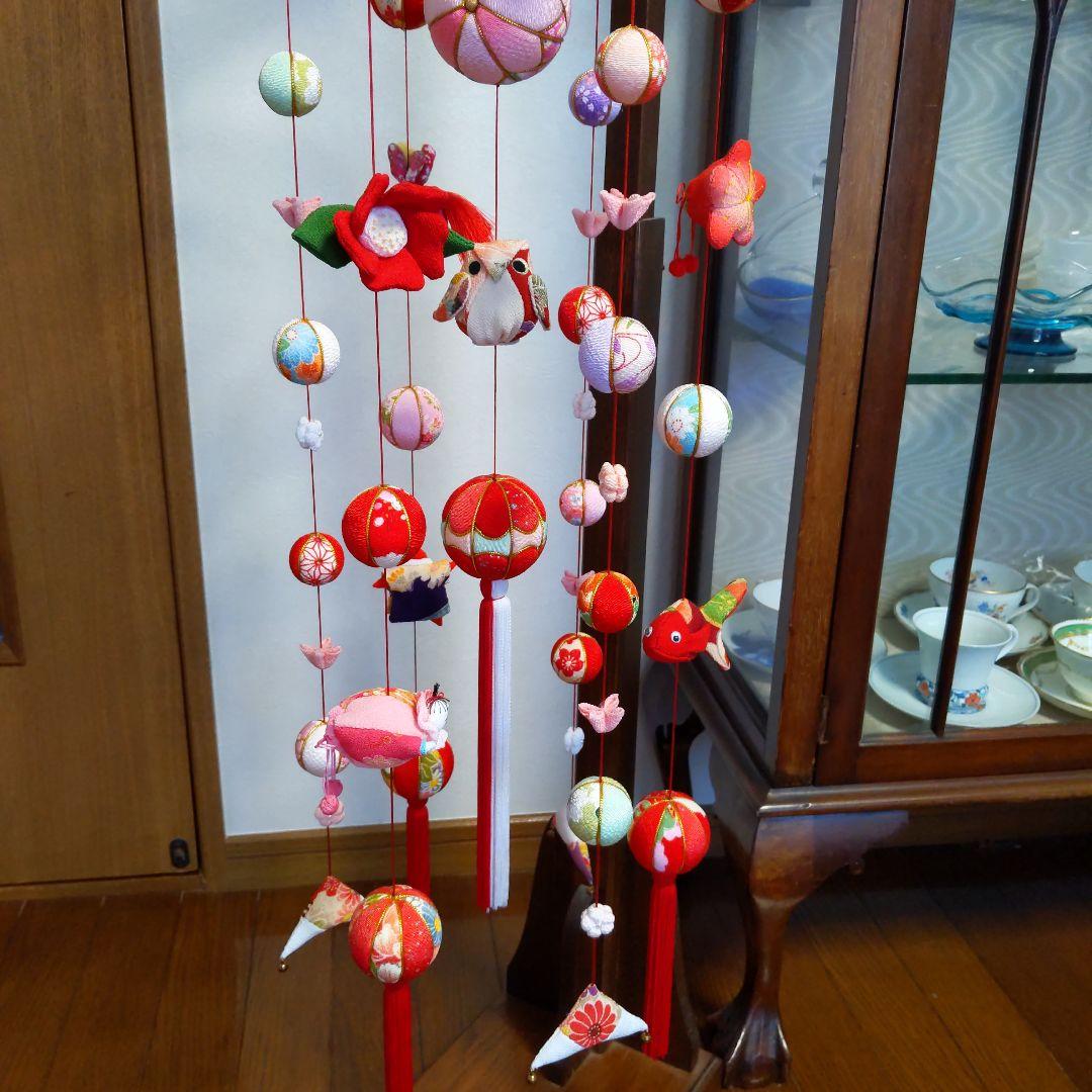 ちりめん細工　お雛様下げ飾りさげもん(中)