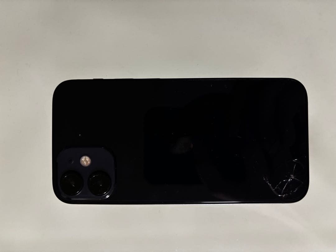 SIM フリーApple iPhone12mini 128GB背面ガラス割れあり