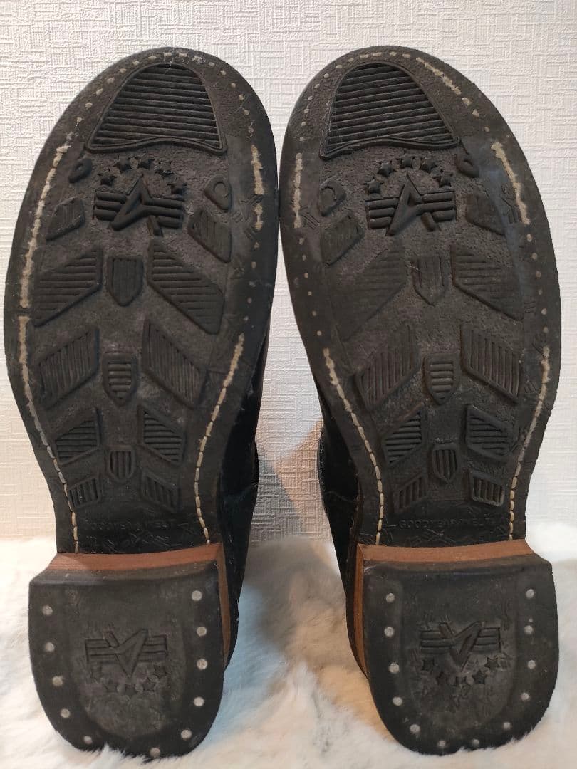 【豆乳イソフラボン】ALPHA INDUSTRIES エンジニアブーツ