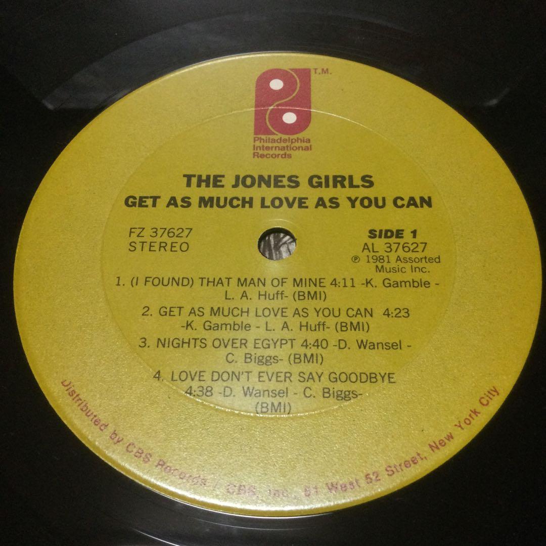 THE JONES GIRLS US盤レコード2枚