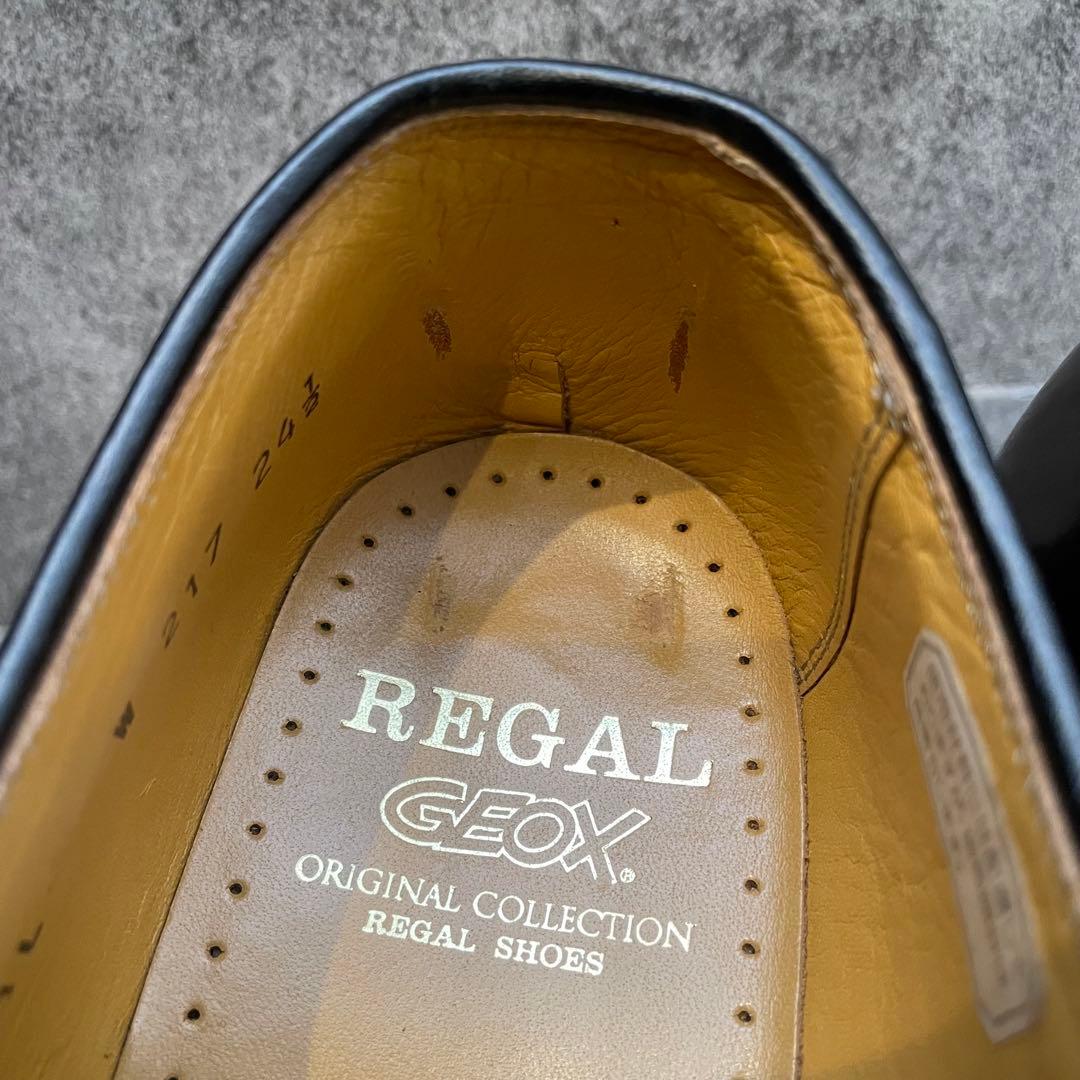 ✨美品✨リーガル REGAL プレーントゥ【24.5】W217 ダークブラウン