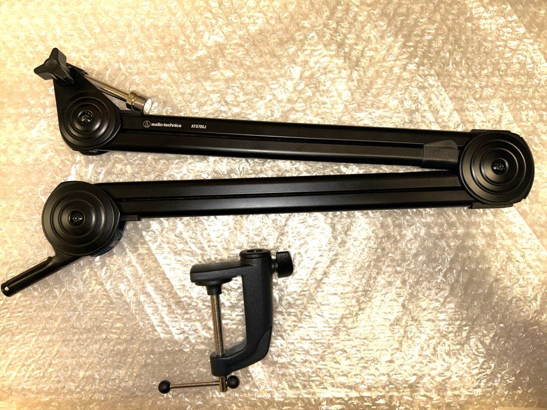 オーディオテクニカ コンデンサーマイク【AT2020】デスクアーム/ケーブル付き