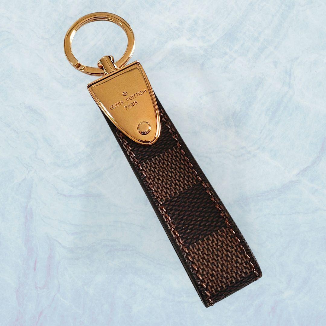 LOUIS VUITTON ポルトクレドラゴンヌ エベヌ ダミエ キーホルダー