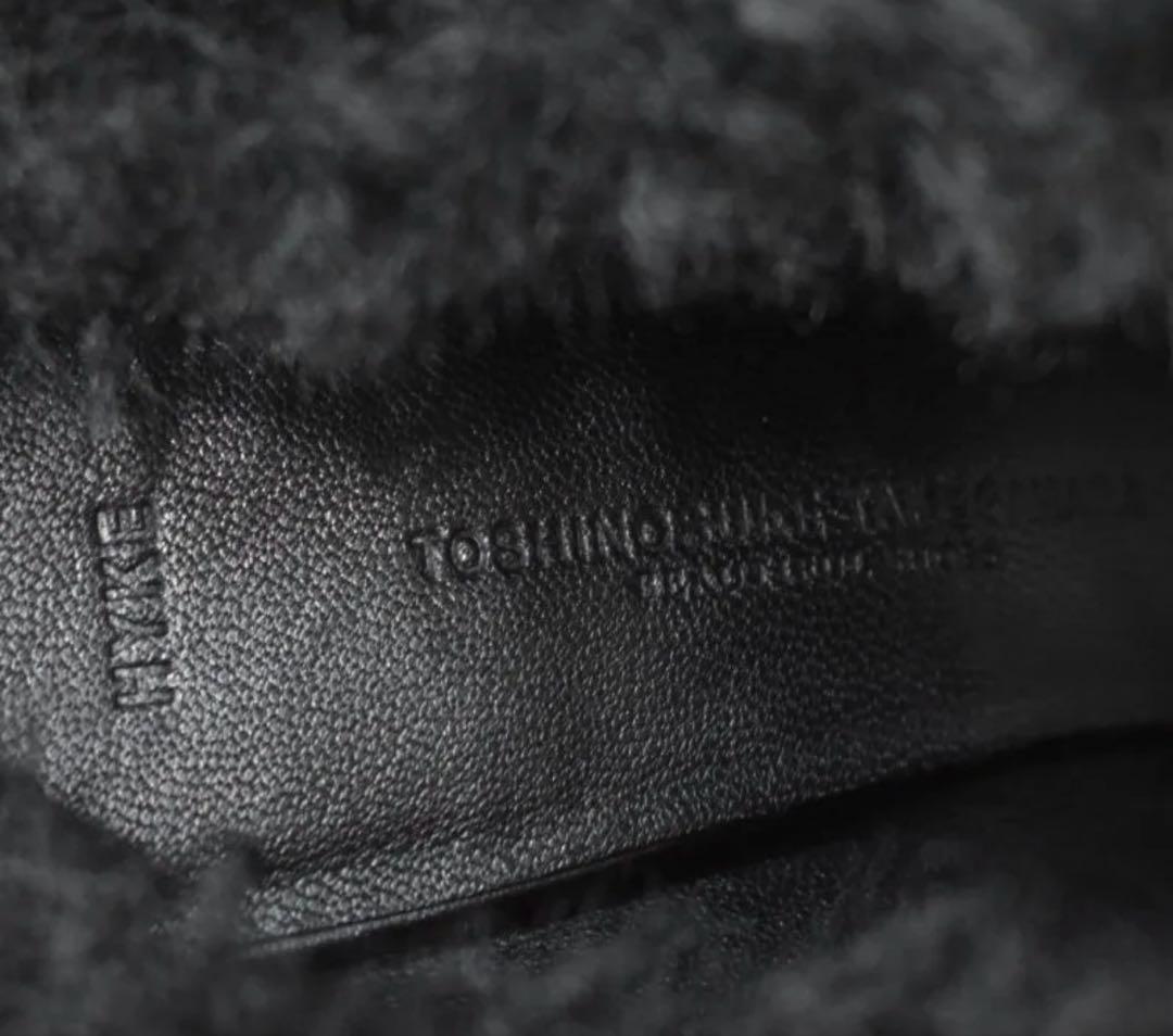 靴 HYKE FAUX SHEARING PUMPS