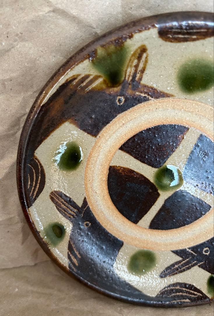 やちむん　十鶴　皿