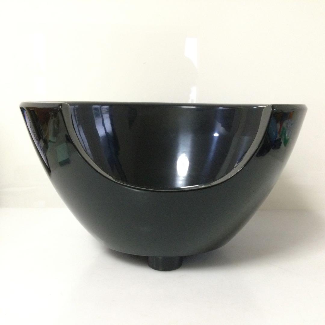 雲華焼 土風炉 紅鉢形 山本崇雲作 火鉢 茶道具 L313
