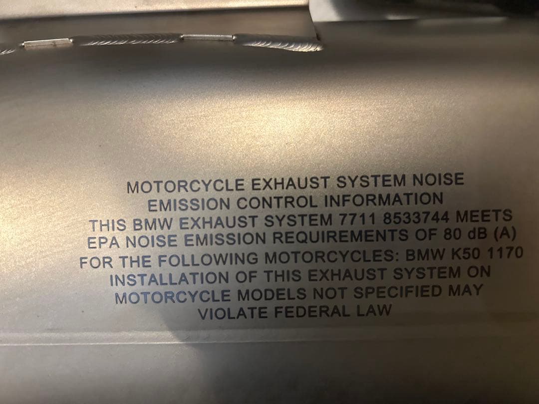 美品 BMW R1200GS アクラポヴィッチ Akrapovic マフラー