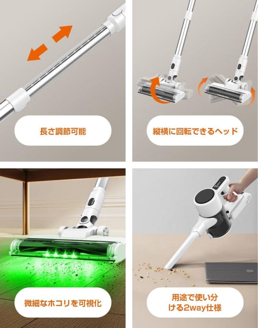 【新品未使用】コードレス サイクロン掃除機