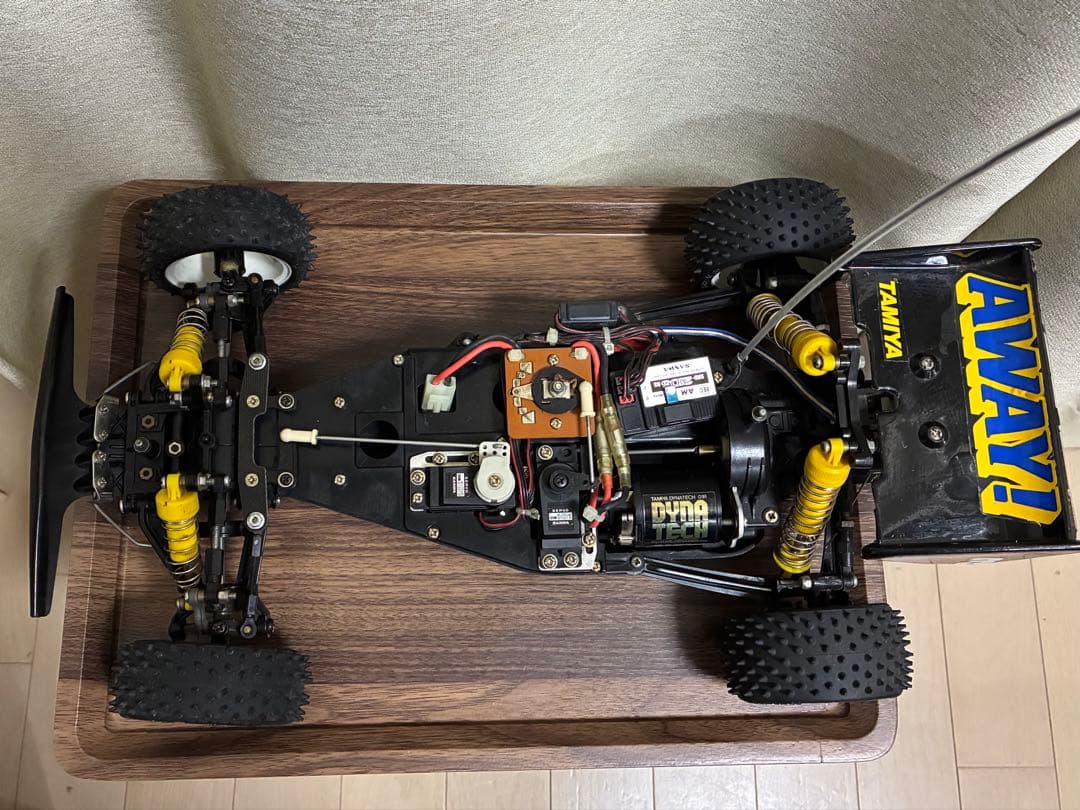 【当時物/走行可】タミヤ バンキッシュ (1988) プロポ/スペアパーツ付